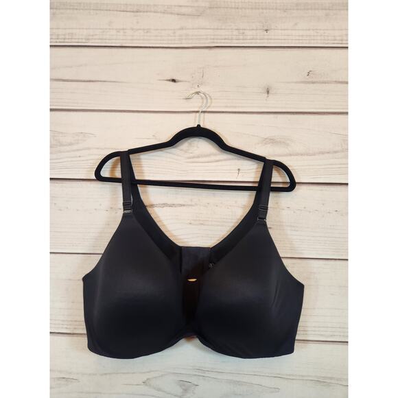 Torrid Other - Torrid Curve‎ Women's Black Solid Comfortable Wirefree Full Coverage Bra 46DDD